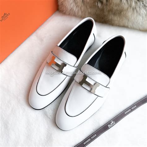 hermes paris loafer white|Hermes Paris loafer review.